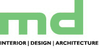 md Interior Design Architecture Logo